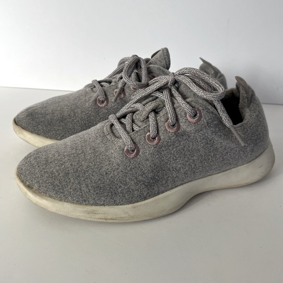 All Birds Outdoor Voices Collaboration Grey Wool Runners Size Women’s 8 - Picture 2 of 8
